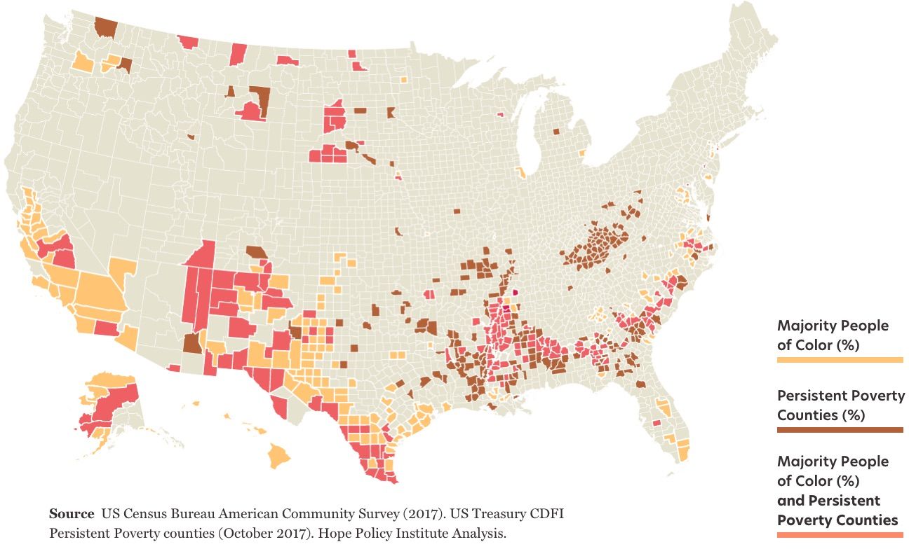 Race, Place, and Persistent Poverty Map